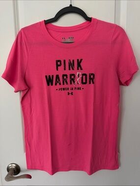 Under Armour Hot Pink 'Pink Warrior' Performance Tee